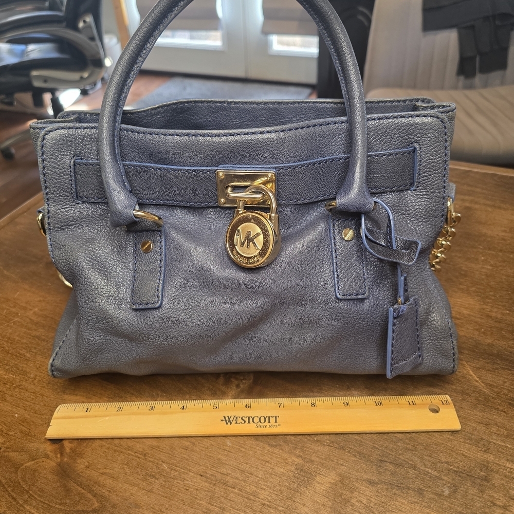 Michael Kors Hamilton Satchel with Matching Wallet Set - Picture 2 of 13